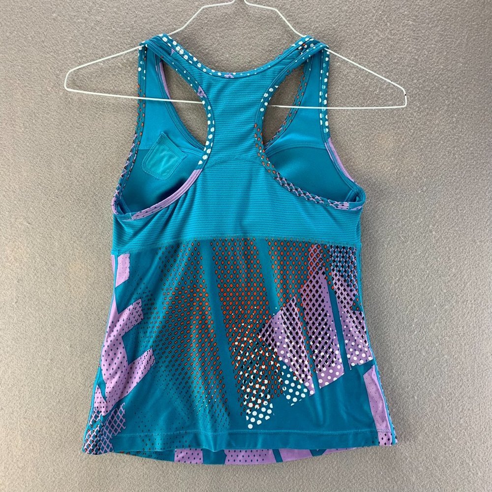 **SOLD**Nike Dri-Fit Tank Womens Small Blue Racerback Stretch Mesh - Picture 5 of 7